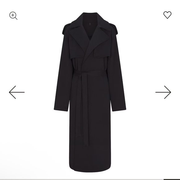 New with tags Skims BOYFRIEND FLEECE
OVERSIZED TRENCH COAT - Picture 10 of 10